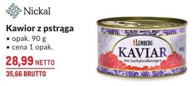 Kawior z pstrąga promocja w Makro