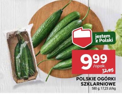 Polskie ogórki szklarniowe promocja w Stokrotka