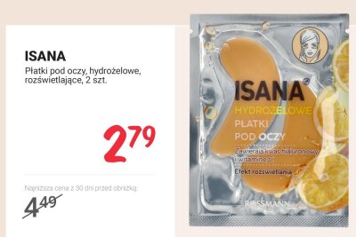 Płatki pod oczy hydrożelowe, rozświetlające promocja w Rossmann