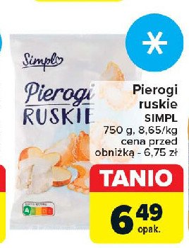 Pierogi ruskie Simpl promocja