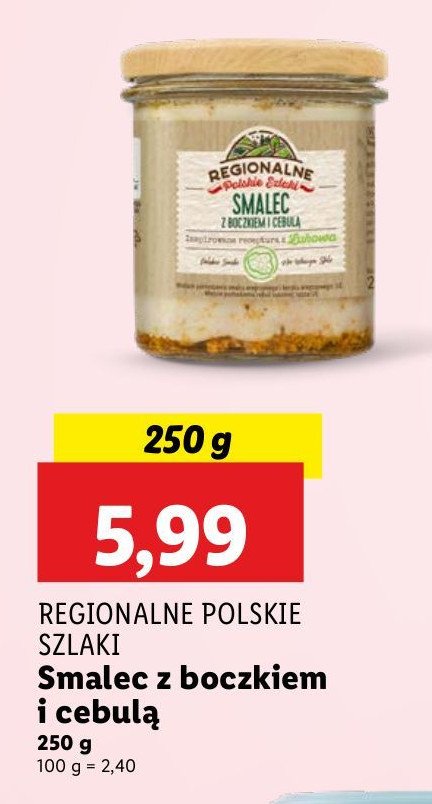 Smalec z boczkiem i cebulk膮 REGIONALNE SZLAKI promocja