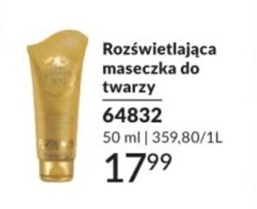 Rozświetlająca maseczka do twarzy promocja w AVON
