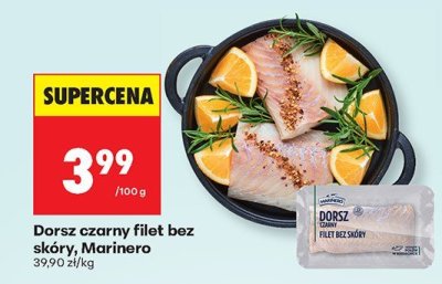 Dorsz czarny filet bez skóry  promocja w Biedronka