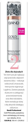 Krem odmładzający Gold Philosophy Bandi Professional promocja w Hebe
