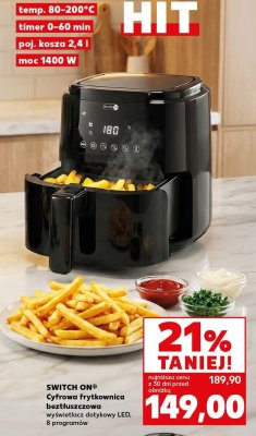 Cyfrowa frytkownica beztłuszczowa promocja w Kaufland