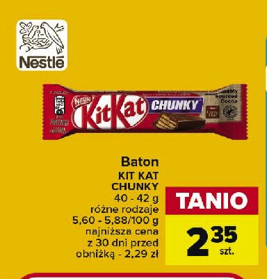 Baton Kitkat promocja w Carrefour Market
