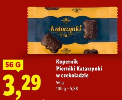 Pierniki Katarzynki w czekoladzie Kopernik promocja