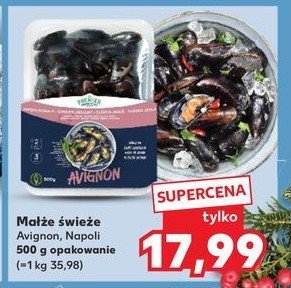 Małże napoli promocja w Kaufland