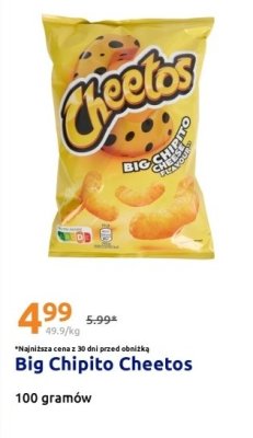 Chipsy Big Chipito Cheetos promocja w Action