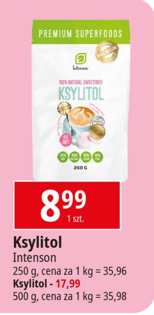 Ksylitol Intenson promocja w Leclerc