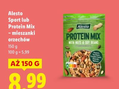 Mieszanka orzechów Sport lub Protein Mix Alesto promocja w Lidl