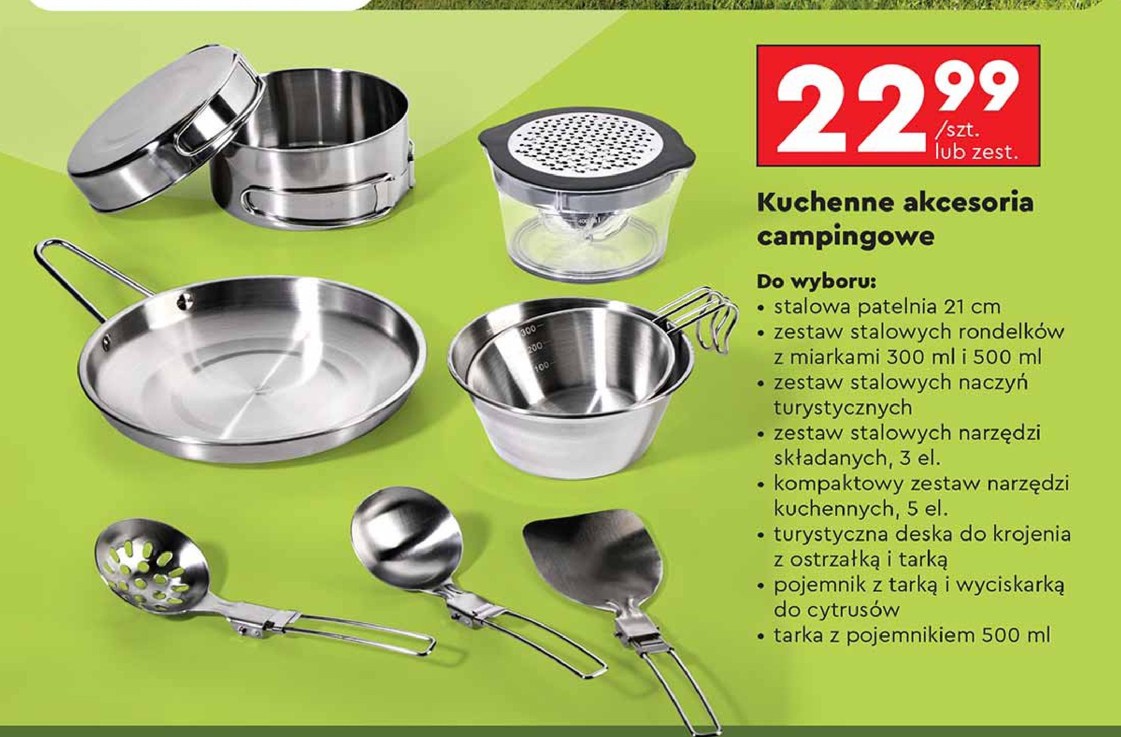 Pojemnik z tarką i wyciskarką promocja w Biedronka
