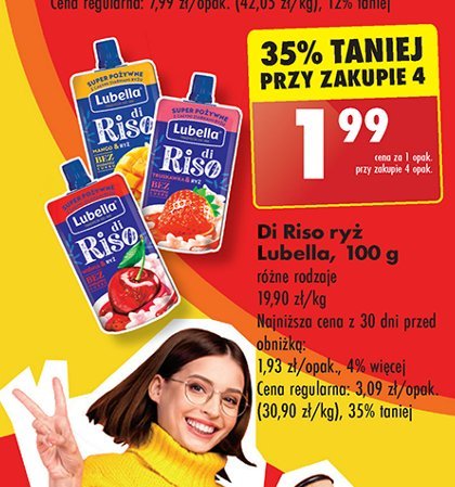 Deser mango & ryż Lubella di riso promocja