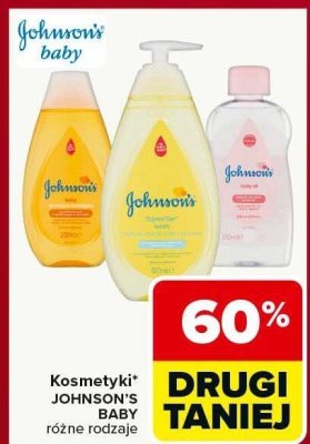 Kosmetyki JOHNSON'S BABY różne rodzaje promocja w Carrefour