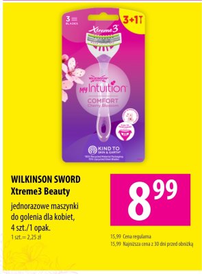 Maszynki do golenia Xtreme3 Beauty jednorazowe dla kobiet 4 szt. promocja w Hebe