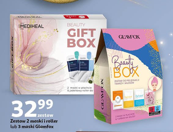 Maseczki beauty gift box Mediheal promocja w Auchan