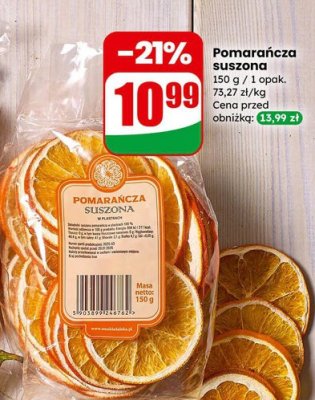 Pomarańcza suszona promocja w Dino