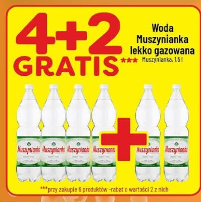 Woda lekko gazowana 1,5 l promocja w POLOmarket
