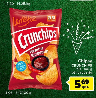 Chipsy pikantne barbeque Crunchips Crunchips lorenz promocja