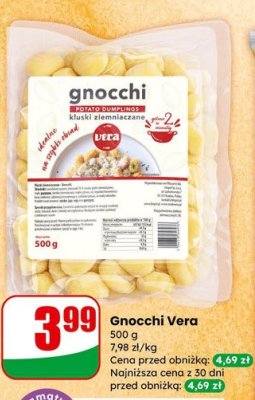 Gnocchi Vera promocja w Dino