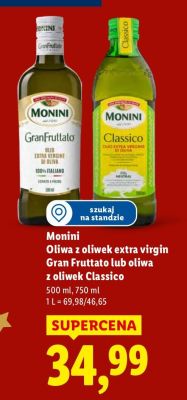 Oliwa Monini z oliwek extra virgin Gran Fruttato  promocja w Lidl