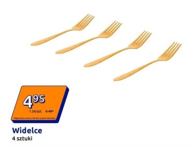 Widelce 4 szt. promocja w Action