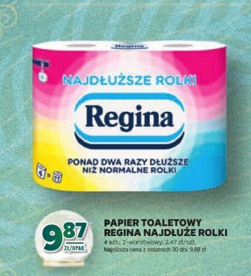 Papier toaletowy Regina Najdłuższe Rolki promocja w Stokrotka