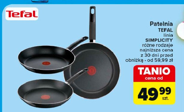 Patelnia simplicity 28 cm Tefal promocja