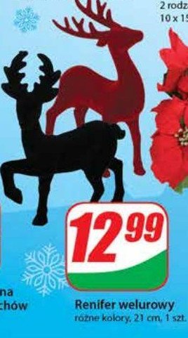Renifer welurowy promocja
