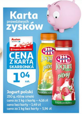 Jogurt pomarańcza z melisą Mlekovita jogurt polski promocja