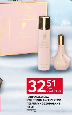 Zestaw perfumy + dezodorant Pani Walewska Sweet Romance 30 ml promocja w Selgros
