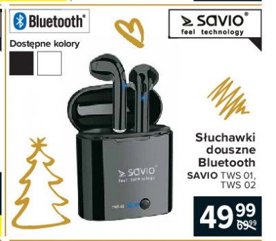 S艂uchawki tws-02 Savio promocja