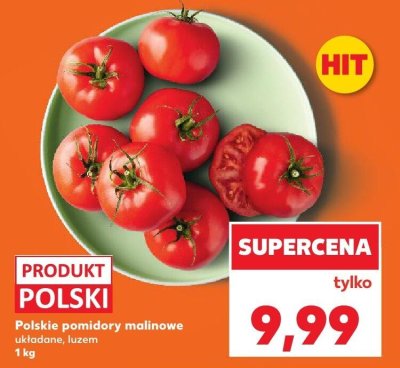 Polskie pomidory malinowe układane, luzem 1 kg promocja w Kaufland