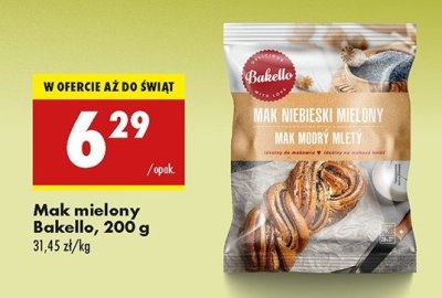 Mak niebieski mielony Bakello promocja