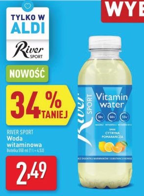 Woda cytryna-pomara艅cza River sport promocja