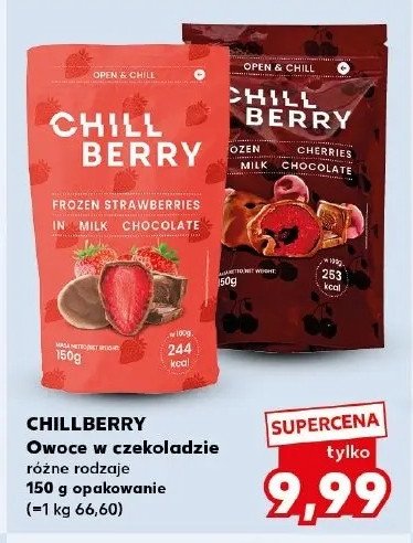 Wisnie w czekoladzie Chill berry promocja w Kaufland