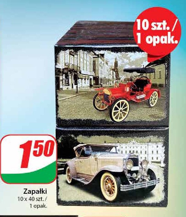 Zapałki Top-kart promocja w Dino