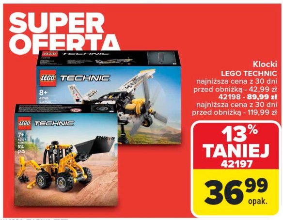 Klocki 42197 Lego technic promocja w Carrefour