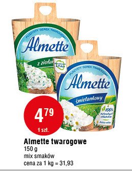 Kremowy serek śmietankowy Almette promocja