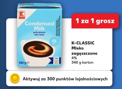 Mleko zagęszczone 4% promocja w Kaufland