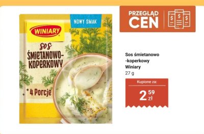 Sos śmietanowo-koperkowy  promocja w Dino