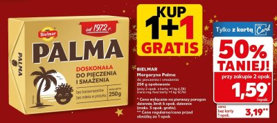 Margaryna Bielmar Palma do pieczenia i smażenia 250 g opakowanie promocja w Kaufland
