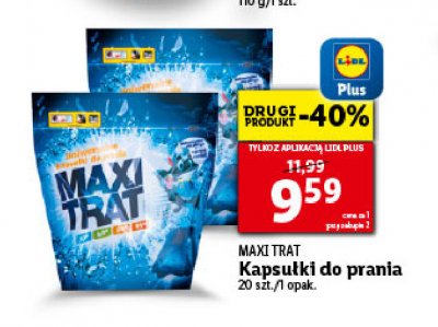 Kapsułki do prania uniwersalne Maxi trat promocja