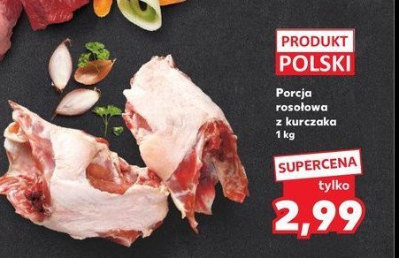 Porcja rosołowa z kurczaka promocja