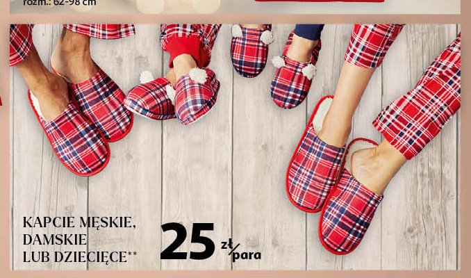 Kapcie dziecięce Auchan inextenso promocja