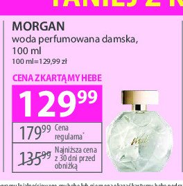 Woda perfumowana MORGAN WHITE promocja