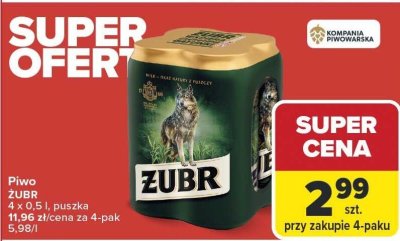 Piwo promocja w Carrefour Market