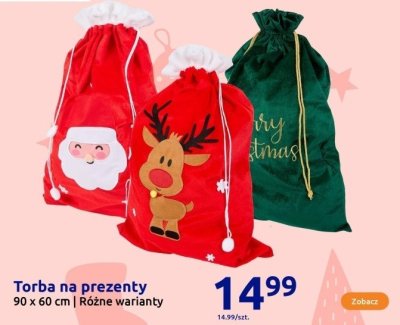 Torba na prezenty 90 x 60 cm Różne warianty promocja w Action