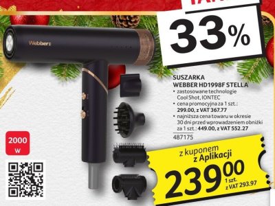 Suszarka Webber HD1988F Stella promocja w Selgros