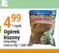 Ogórek kiszony promocja w Intermarche